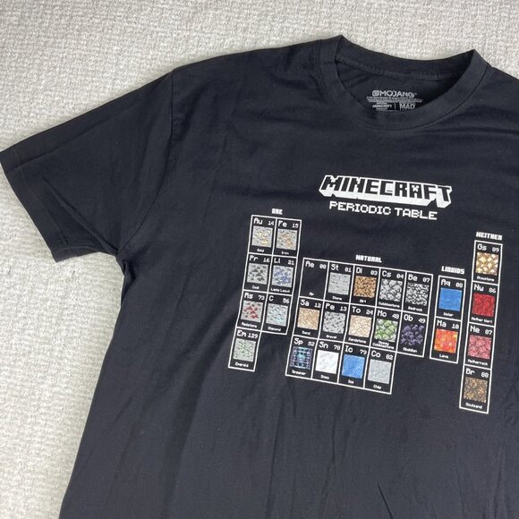 Minecraft Periodic Table Of Minecraft Tee Shirt Men XL Mojang Gamer 2020 - Picture 3 of 16